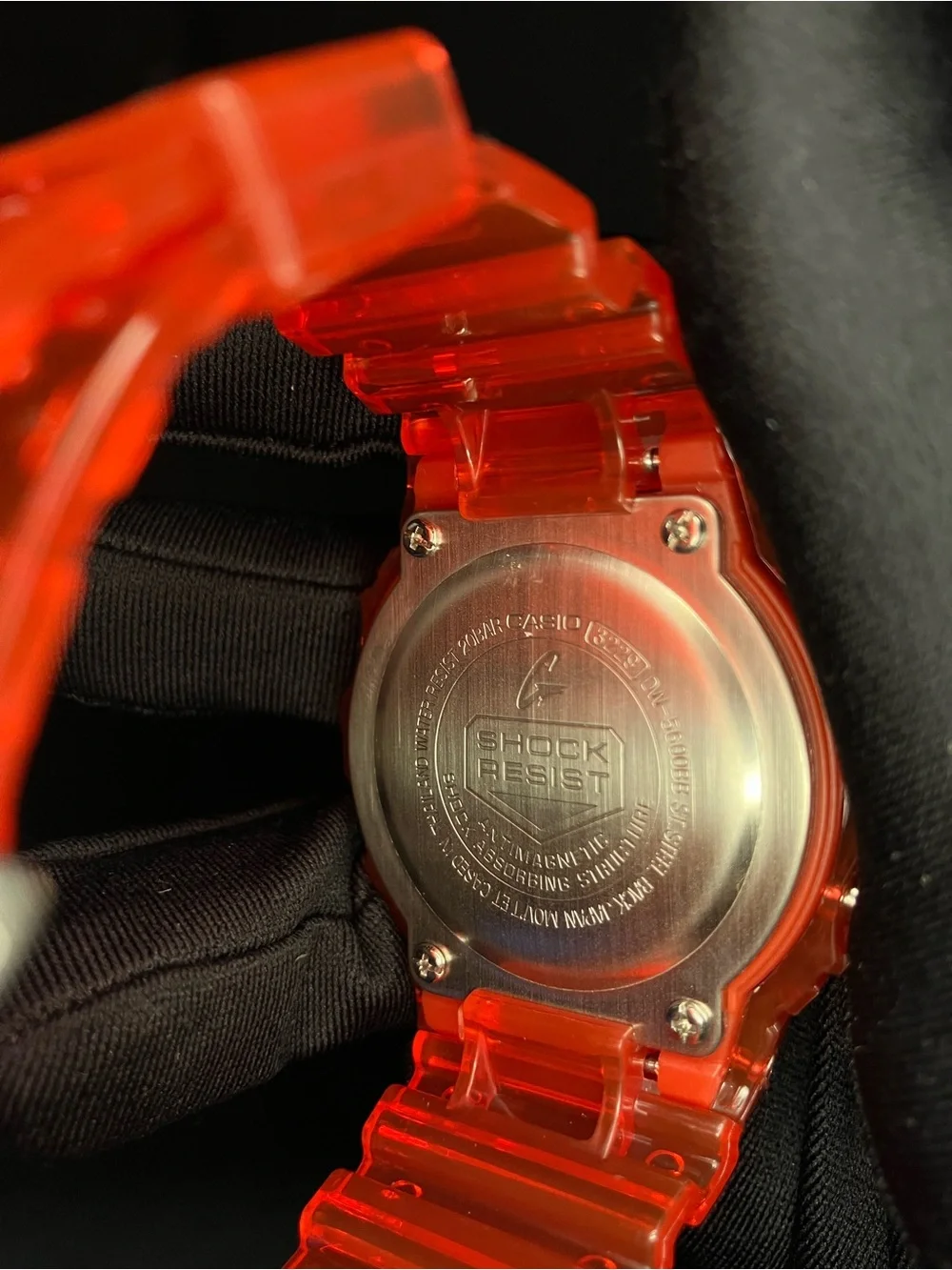 Custom G Shock Red Dw5600 Style
